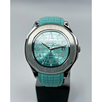 Custom Seiko Mod • Turquoise Green Aquanaut • 42mm